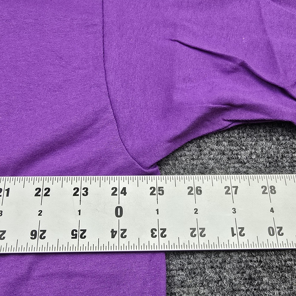 Vintage USPS Stamp Graphic T Shirt XXL Purple Made USA Postal‎ 90s New w/o Tags - Picture 5 of 7